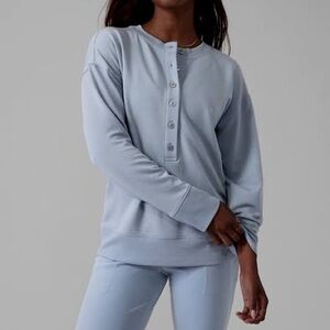 Athleta Blue Star Balance Sweatshirt